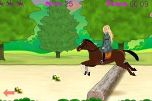 芭比娃娃爱骑马