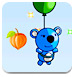 小蓝熊吃水果