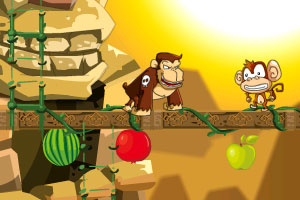 小猴和猩猩的战斗2