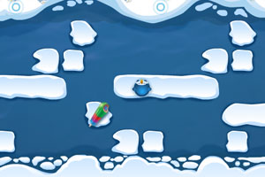 小企鹅跳冰块