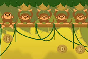 猴子扔水果