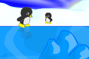 企鹅滑板