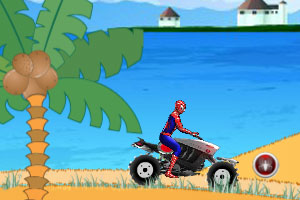 蜘蛛侠海滩摩托驾驶