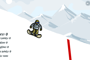 滑雪特技表演