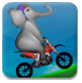 大象骑单车