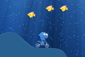 鲨鱼骑摩托车