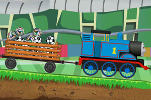 托马斯小火车运足球