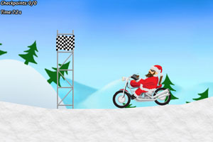 圣诞大叔骑摩托