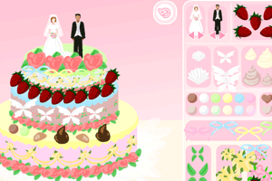 设计新婚爱情蛋糕
