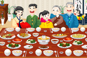 布置韩式家庭聚会