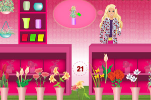 芭比娃娃鲜花店