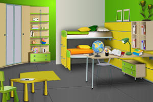 绿色儿童室