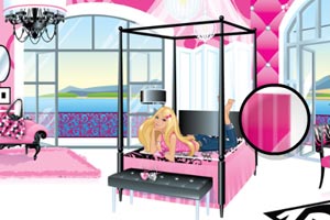 芭比的粉色卧室