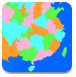 彩色中国地图拼图