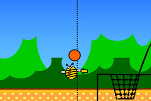 小蜜蜂玩小球