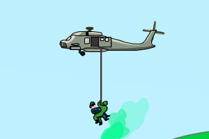 武装直升机解救人质