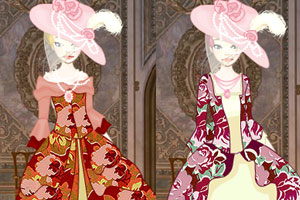 皇宫贵族的复古装扮