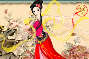 中国古典舞女孩
