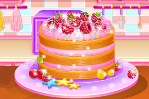 柠檬山莓蛋糕