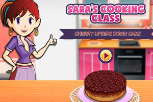 莎拉做樱桃蛋糕