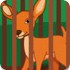 小鹿逃出森林牢笼
