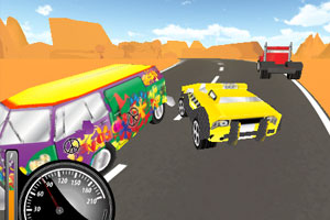 3D沙漠出租车