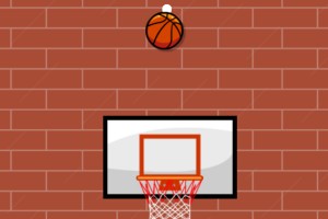篮球往下落