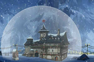 逃离下雪魔法城堡