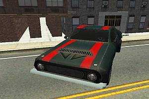 3D跑车城市停车