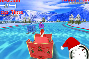 圣诞老人赛艇