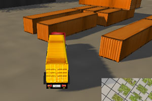 3D运输大卡车