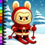 Easy Coloring Labubu Time