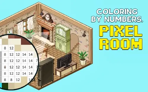 Coloring by Numbers: Pixel Room