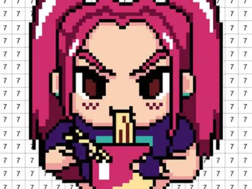 Pixel Number - DIY Coloring